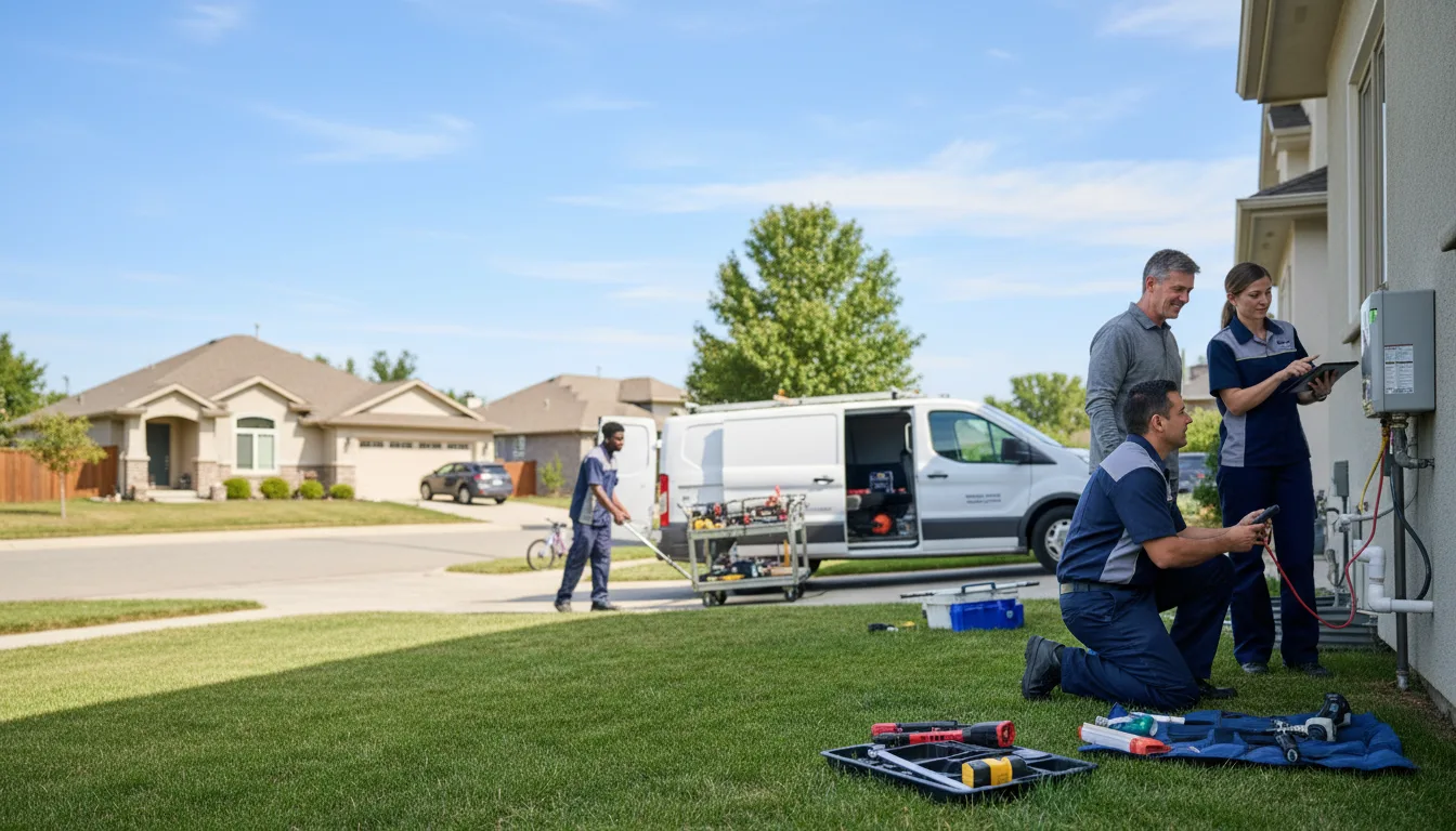 Professional Outdoor Tankless Water Heater Installation in Floyds Knobs, IN